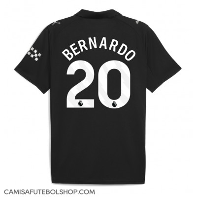 Camisa de time de futebol Manchester City Bernardo Silva #20 Replicas 2º Equipamento 2025-26 Manga Curta Camisa de time de futebol Manchester City Bernardo Silva #20 Replicas 2º Equipamento 2025-26 Manga Curta